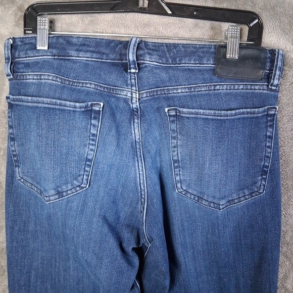 Mens Bonobos Premium 4 Way Stretch Slim Fit Jeans Size 32x34 Dark Blue Wash - Picture 4 of 8